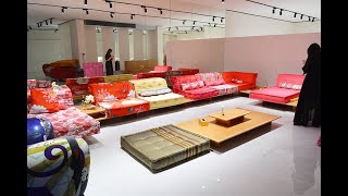 MAHJONG SOFA ROCHIER BOBOIS STYLE: FASHION SECTIONAL FABRIC SOFA