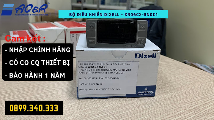 Hướng dẫn cài đặt dixell xr06cx