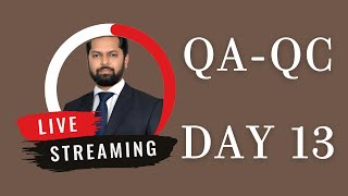 LIVE QAQC DAY 13 CHECKLIST