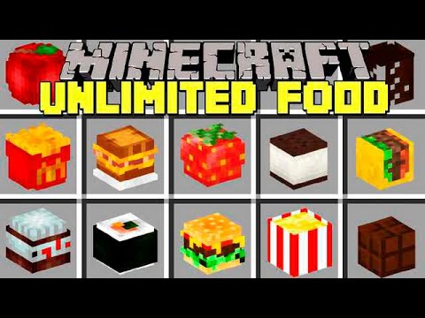 minecraft-unlimited-food-mod-l-craft-1,000+-new-food-in-minecraft!-l-modded-mini-game