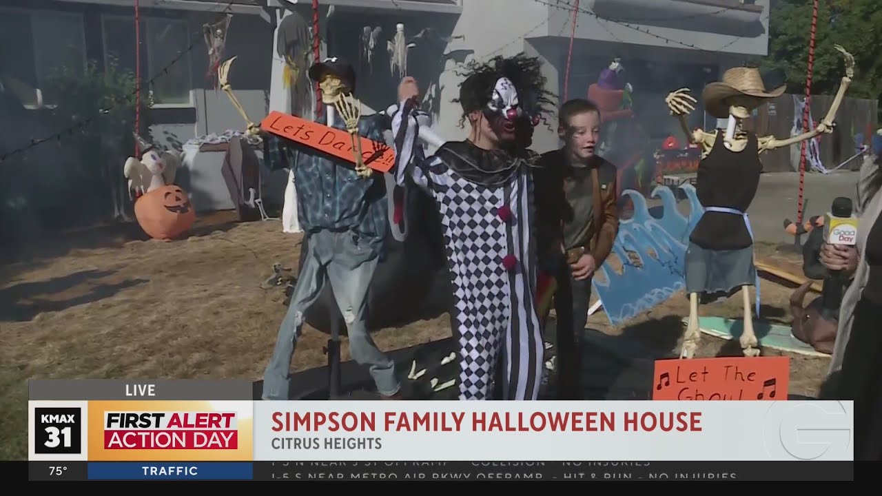 Simpson Family Halloween House