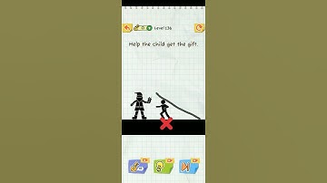 Draw 2 Save Gameplay | Level 136 | #shorts #draw2save