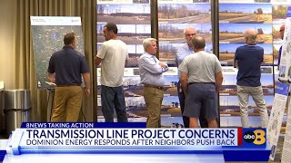 Dominion Energy responds to complaints about proposed transmission line replacement project