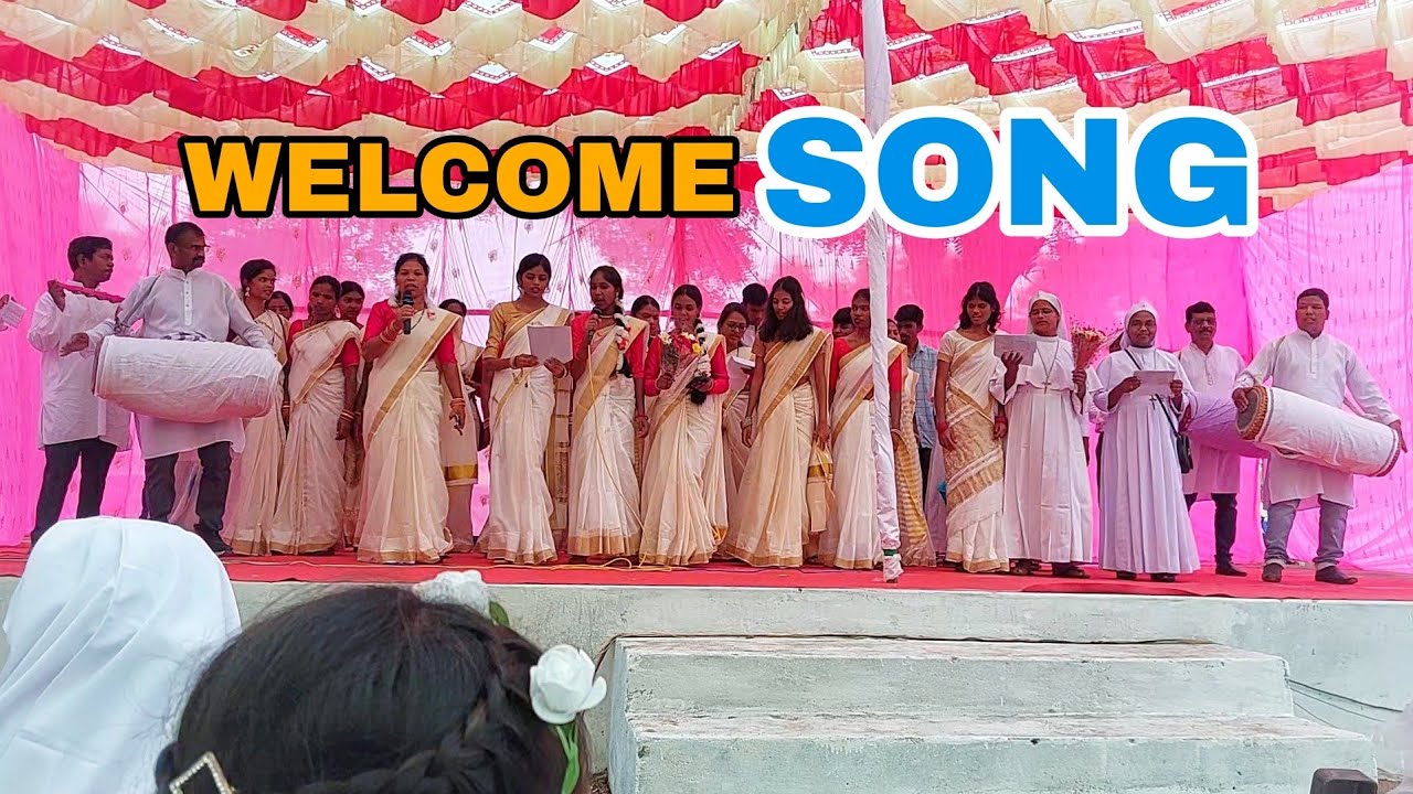 Welcome song for Bishop ✝️/presented by sakti kalisiya
