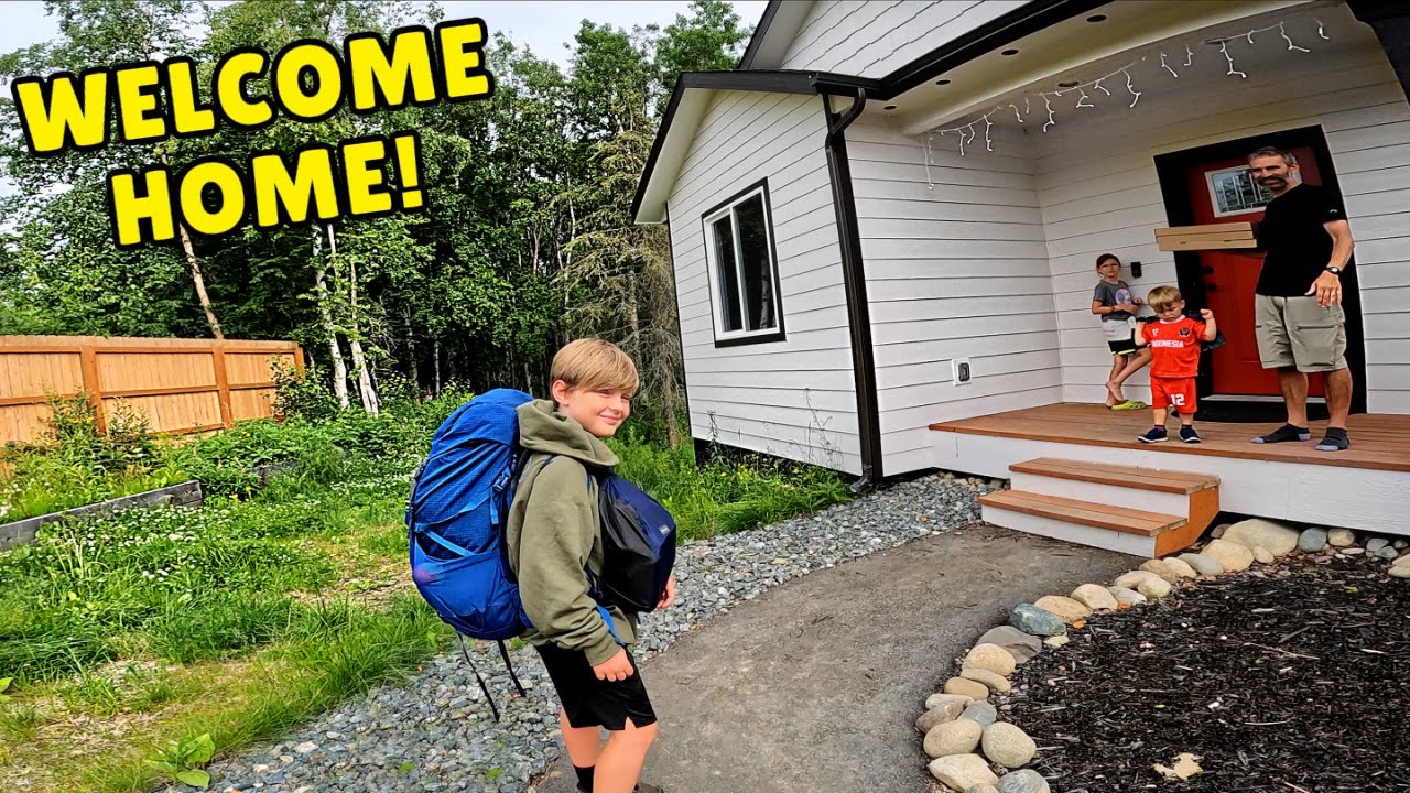 Kids' First Peek at our NEW ALASKAN HOUSE | COSTCO HAUL in ALASKA! | Alaska Prices