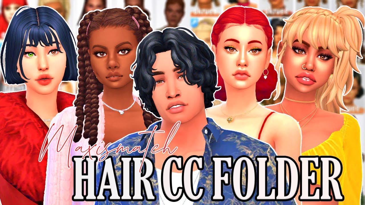 Sims 4 Male Hair Cc Folder Maxis Match