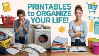 Printable Organizing Tools Every Busy Mom Needs | Planners, Charts & Schedules