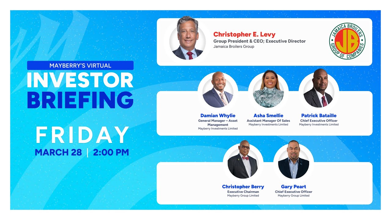 Mayberry Investments Limited: Брифинг для инвесторов — «JBG»