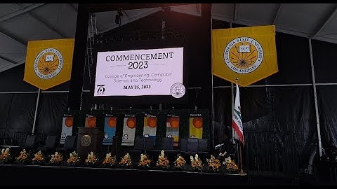 Cal State LA ECST Commencement 2023 🎉🎊🎓