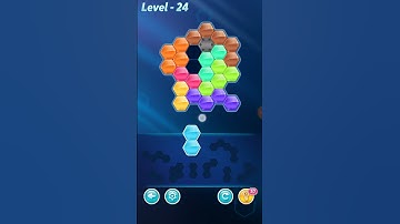 Block Hexa Puzzle Rainbow B Level 24 Walkthrough