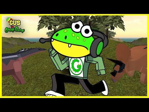 Roblox Jurassic Park Tycoon Giant Dinosaurs Let S Play With Gus The Gummy Gator Youtube - gus the gummy gator roblox