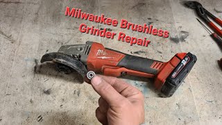 How to repair a Milwaukee M18 ONESAG115XPDB Brushless Grinder.