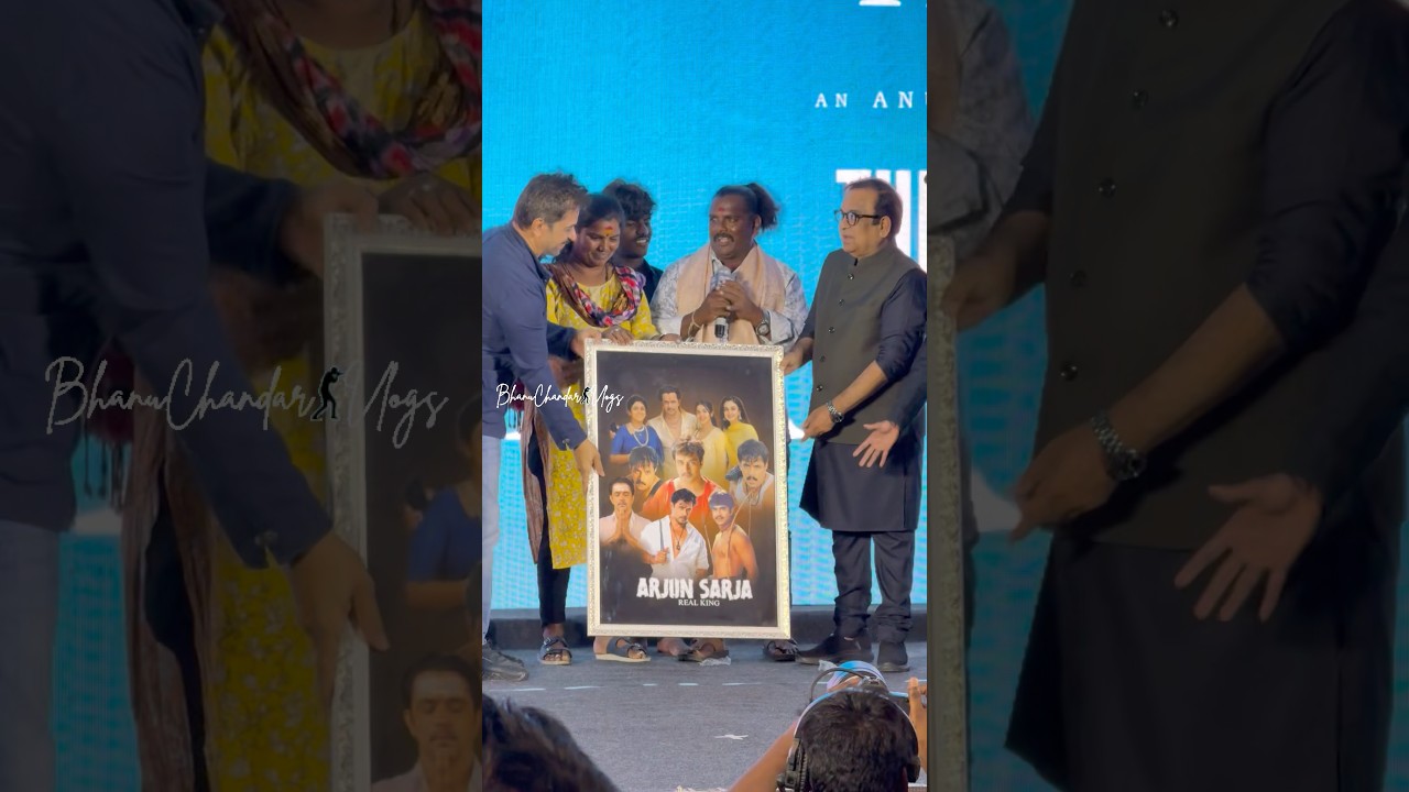 Tankbund Shiva Given Gift To Action King Actor Arjun Sarja | 