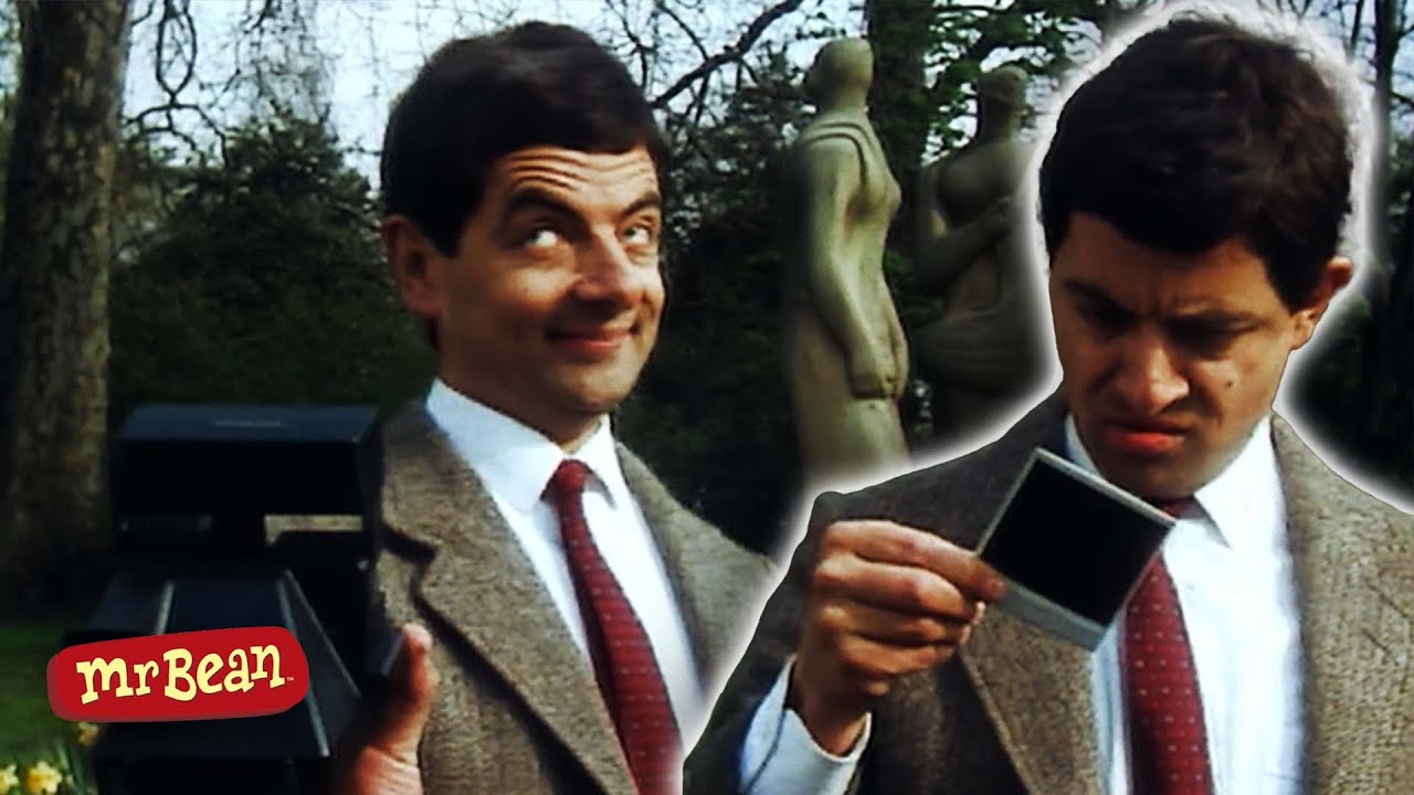 ⑥90s Mr.Bean ミスタービーン Guess Who カメラT