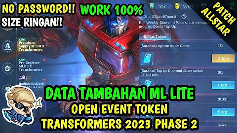Data Open Event Premium Supply Transformers 2023 Phase 2 Patch AllStar | Data Tambahan ml lite