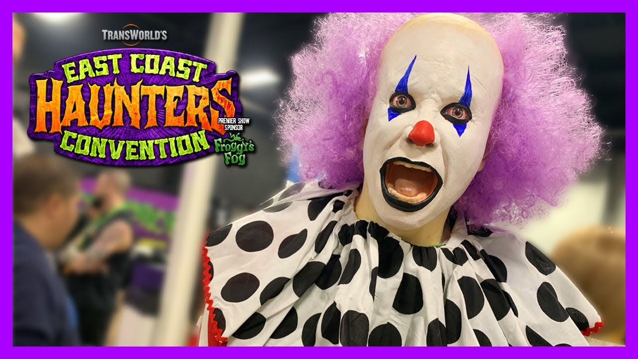 East Coast Haunters Convention 2024 Full Show Walkthrough - Props, Haunts, Masks, & More!