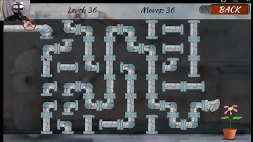 PLUMBER 2 LEVEL 36 SOLVED 3 STARS (LEVEL PACK 1)