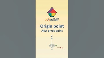 Origin point - AKA pivot point #blender #tutorial #beginner #b3d #shorts