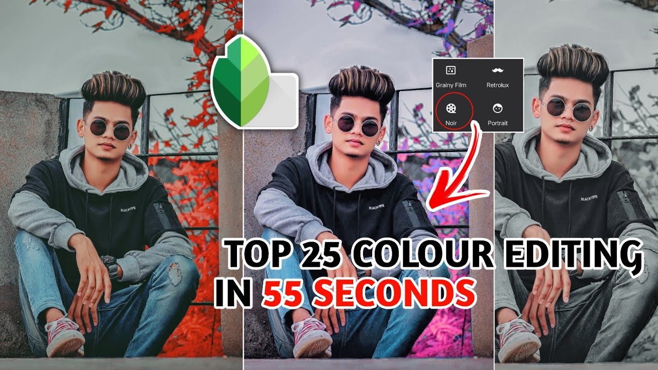 Only 55 Seconds 😱 Snapseed Background Colour Change Tricks 2022 | Snapseed Photo Editing