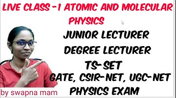 class-1 JL, DL, AP,TS-SET, GATE, CSIR-NET, UGC-NET physics exams||JL and DL physics recruitment exam