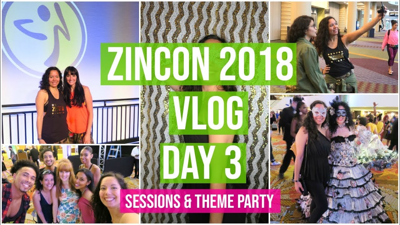 Zumba Convention 2018 VLOG Day 3 (Sessions and Masquerade Theme Party)