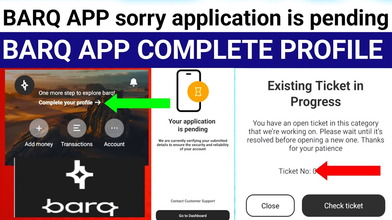 🔴 Barq App Application Pending & Complete Profile Required – Full ...