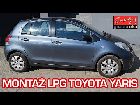 Montaż LPG Toyota Yaris 1.3 101KM 2009r w Energy Gaz na auto gaz BRC SQ 32 OBD