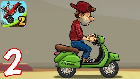 Hill Climb Racing 2 - Gameplay Walkthrough Part 2 - Scooter (iOS, Android)