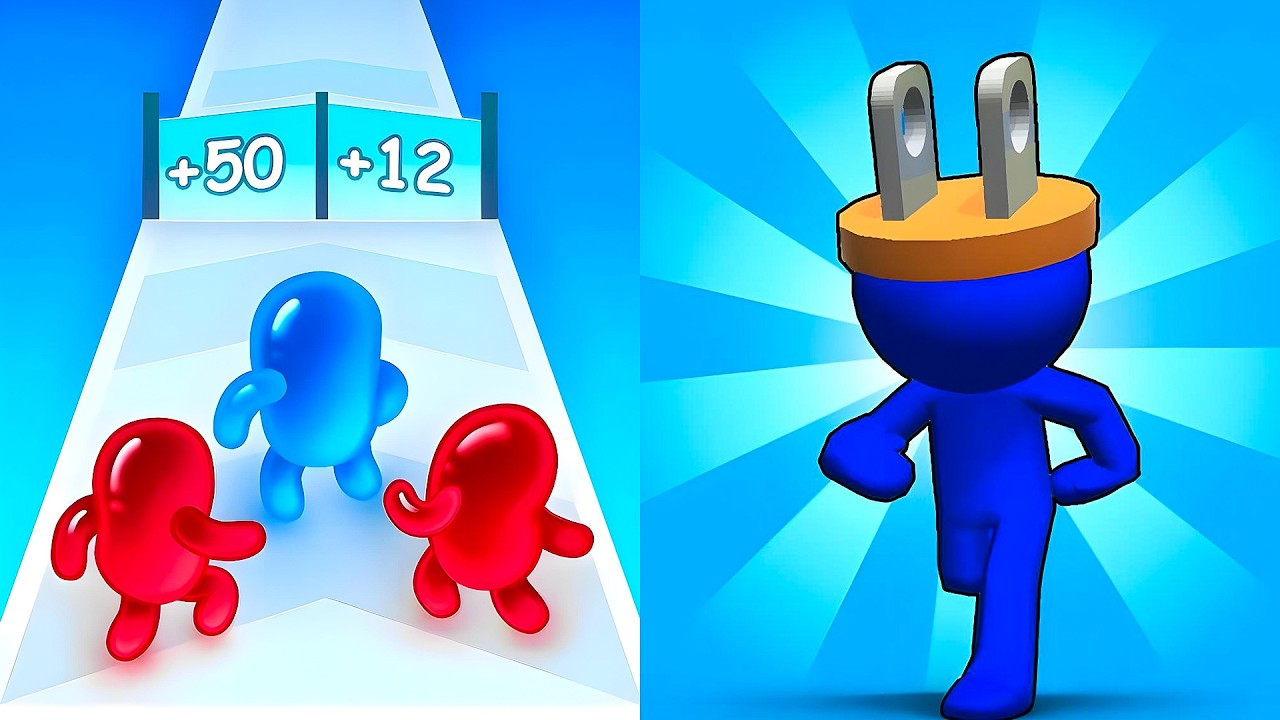 Blob Clash 3D vs Plug Head – Ultimate SpeedRun Challenge 🔥 100% Complete!