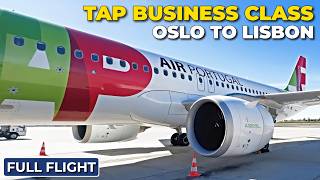 TAP Air Portugal A320neo Business Class | Oslo to Lisbon | FULL FLIGHT 4K