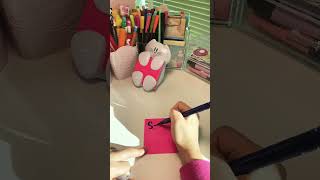 Cute Cat Post It Dispenser!💖✨# Shorts # Cute # Office Supplies💕