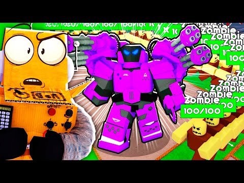 Видео: СОЗДАЛ СУПЕР АРМИЮ ПРОТИВ АРМИИ ЗОМБИ! 1 СЕРИЯ ROBLOX Tower Defense X