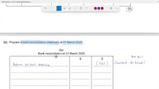 IGCSE Accounting 2025 Oct/Nov - 0452/22 - Cash Book and Bank Reconciliation