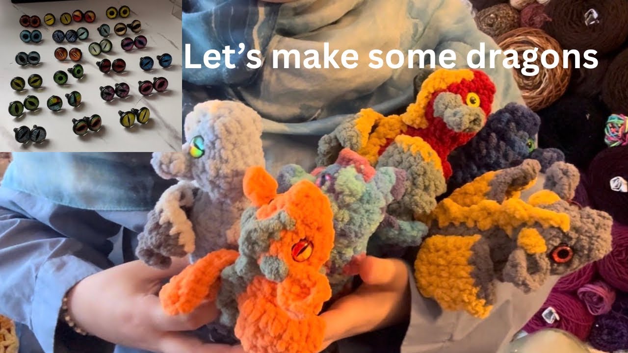 Let’s Crochet Some Dragons With Scraps