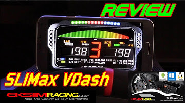 Review # EKSIMRacing SLIMax VDash emu #