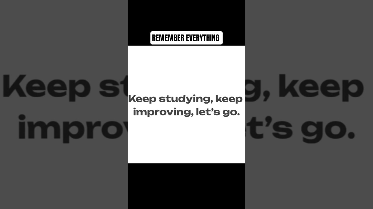 These Brain Tricks Make Studying Stick #memory #activerecall