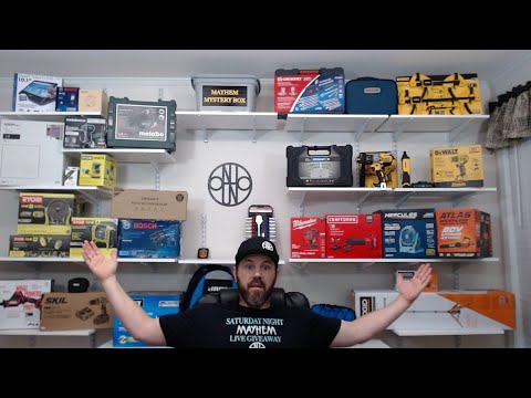 Saturday Night Mayhem Power Tool GIVEAWAY #34!! Best GIVEAWAY On Youtube!! Who Will Win Tonight?