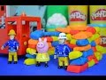 Fireman Sam Episode Peppa Pig Episode Play-doh Garage Fire Engine peppa pig story