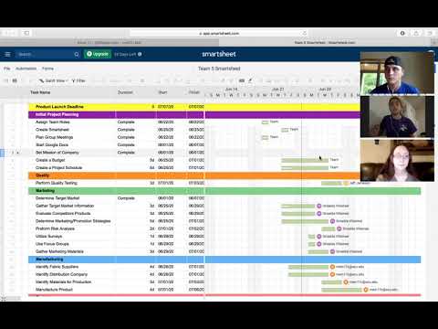SmartSheet team video submission