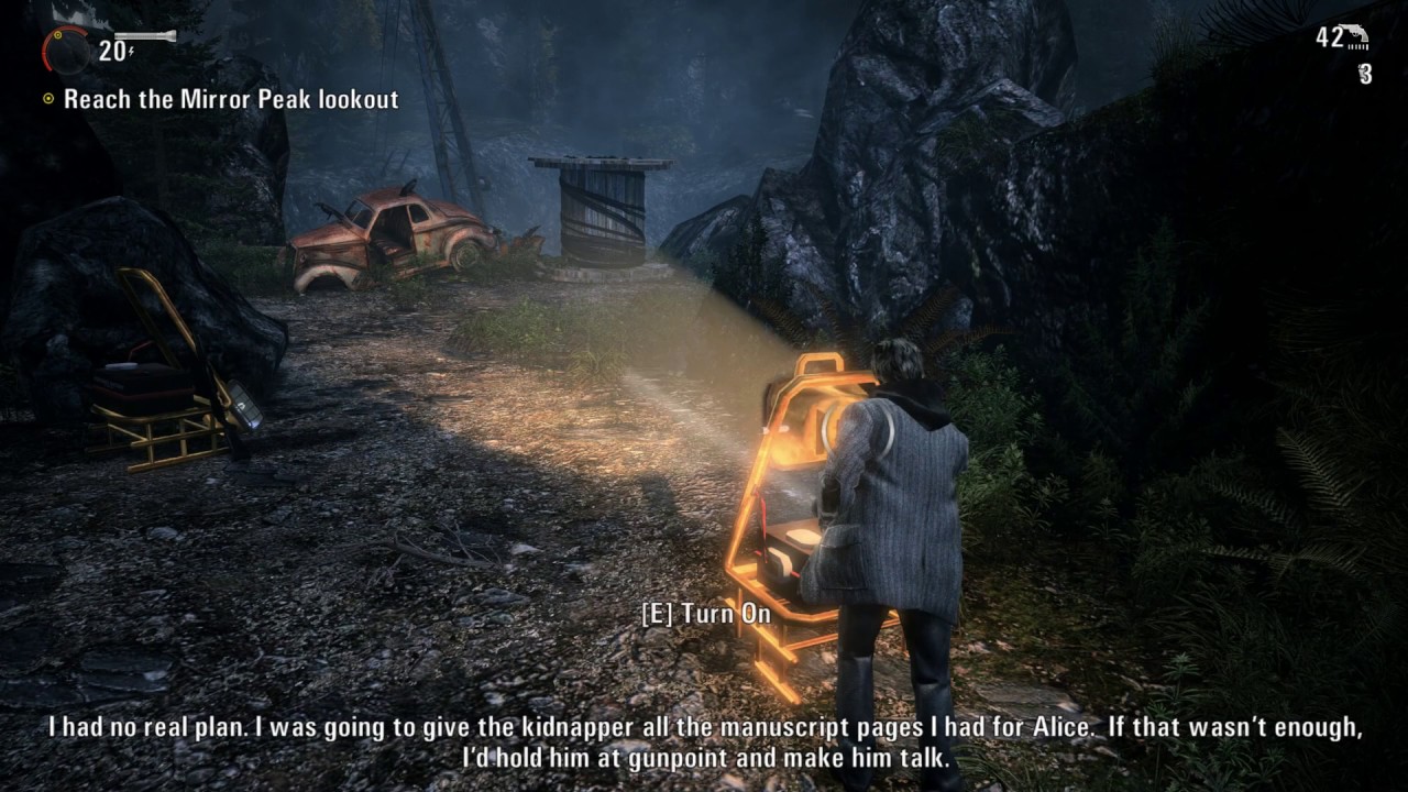 Alan Wake - Going to Mirror Peak