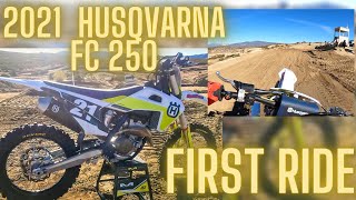 2021 HUSQVARNA FC 250 FIRST RIDE