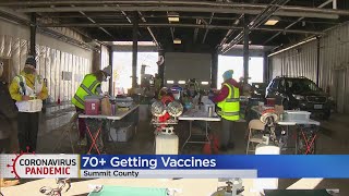 Those Who Are 70+ Where Able To Start Getting The Moderna Vaccine In Summit County Today