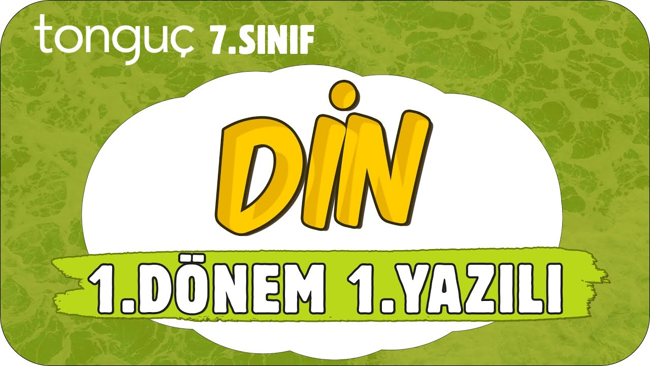 7.Sınıf Din 1.Dönem 1.Yazılıya Hazırlık 📑 
