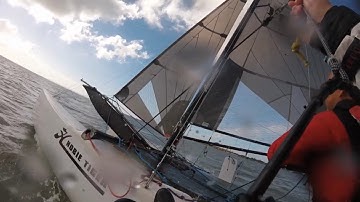 Hobie Tiger Sailing | Insane Kite Runs!! | GoPro HERO+