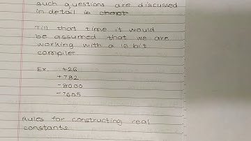 #video 4#  # C programming   (constructing  constants)