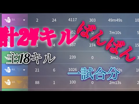 [荒野行動]ばんばんキル集！95式強いね！一試合のキル集だよ！