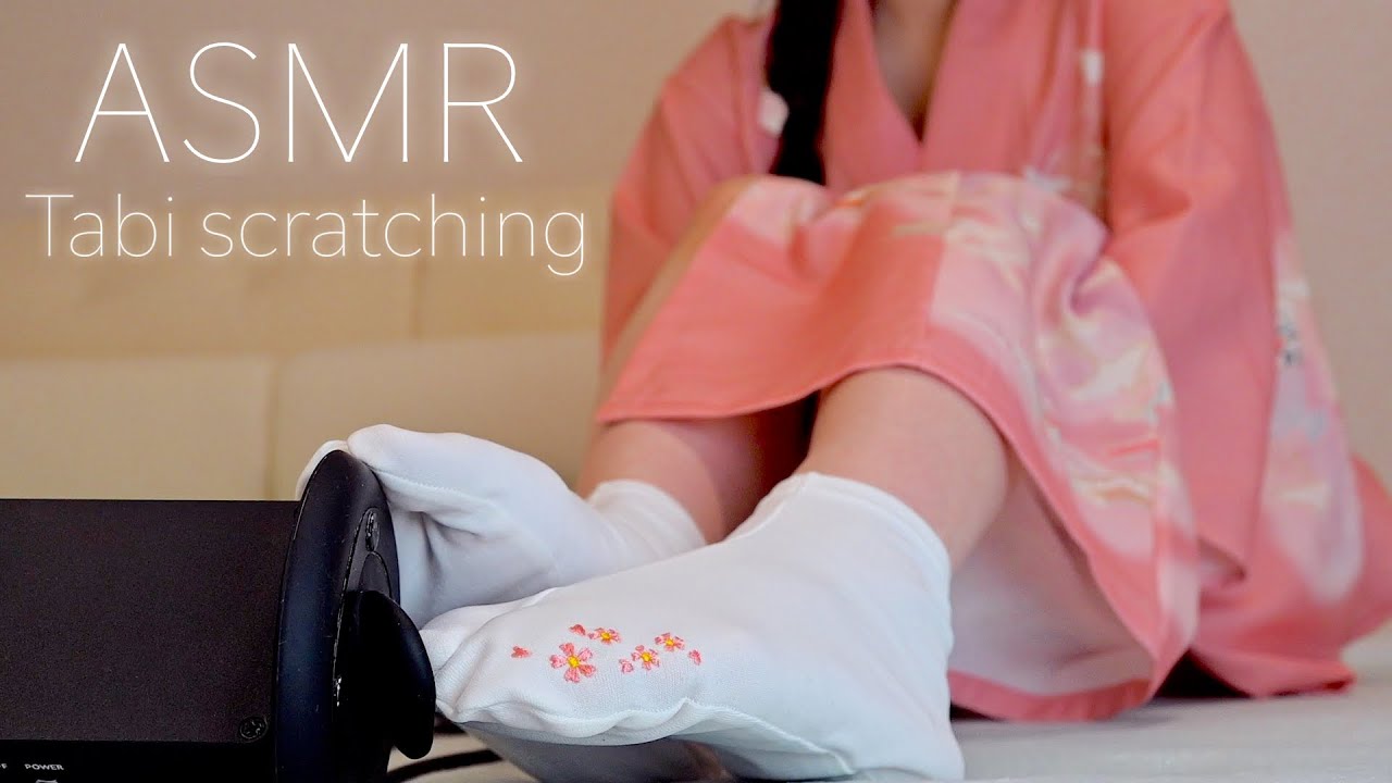 【ASMR/3dio】浴衣を着てあなたの耳元で足袋スクラッチ👘😴🫧【睡眠導入/耳かき/Ear cleaning/Foot/Scratching/sleep/Relaxation/No Talking】