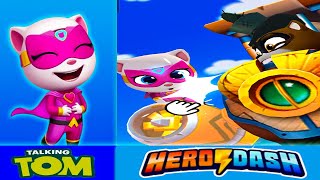 Talking Tom Hero Dash | Angela | Full Screen Walkthrough Gameplay screenshot 4