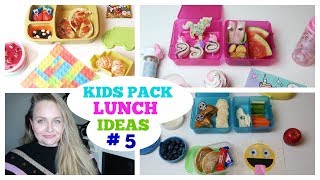LUNCHBOX IDEAS , SCHOOL PACK LUNCH *FUN & EASY* #5 / BENTO Budget Week of lunches , unicorn theme