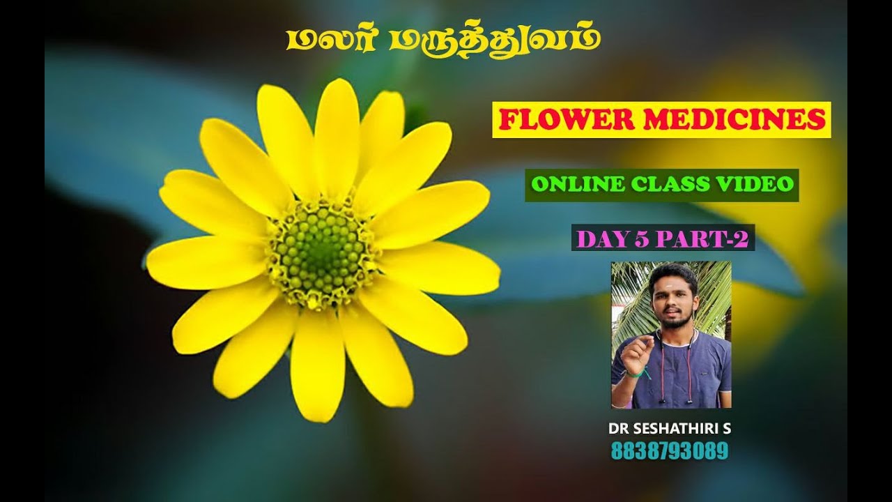 DAY 5 PART 2 FINAL DAY FLOWER MEDICINE Online class Gudiyatham